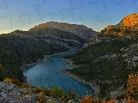 Las, Góry, Jezioro, Hiszpania