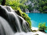 Jezioro, Las, Wodospady