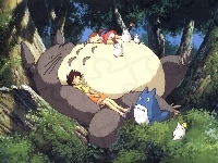 las, My Neighbour Totoro, drzewa