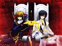 Suzaku, Lelouch, Code Geass