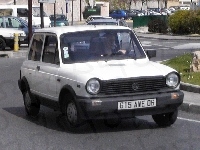 Lewy, Droga, Biały, Autobianchi A112, Bok