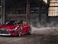 Lexus LF-LC Concept, Czerwony, 2012