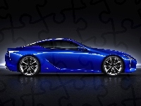 Lexus, Niebieski, LC 500h