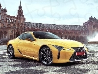 Lexus LC500, Żółty, Sewilla