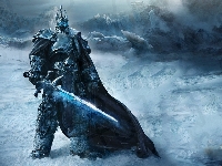 Król Lisz, World of Warcraft Wrath of the Lich King, Gra, Postać, Miecz, Arthas