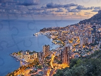 Morze Liguryjskie, Monako, Monte Carlo, Lazurowe Wybrzeże