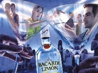 Limon, Rum, Bacardi, Kieliszki