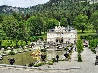 Pałac Linderhof, Park, Niemcy