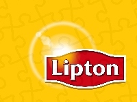 Żółte, Logo, Lipton, Tło