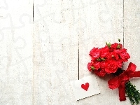 List, Bukiet Kwiatów, Walentynki
