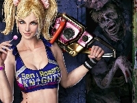 Zombie, Lollipop Chainsaw, Dziewczyna, Gra, Cheerleaderka Juliet Starling, Lizak