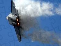 Ogień, Lockheed Martin, F-22 Raptor, Dym