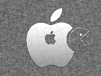 Apple, Logo, Pacman