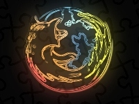 Firefox, Logo, Szkic