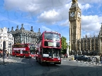 Londyn, Ulica, Autobusy, Anglia