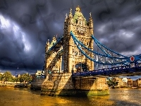 Londyn, Tower, Bridge, Wielka Brytania