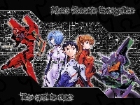 ludzie, Neon Genesis Evangelion, roboty