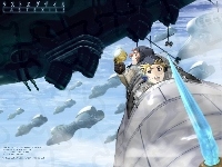 ludzie, Last Exile, samolot