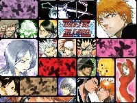 ludzie, Bleach, napisy, ramki