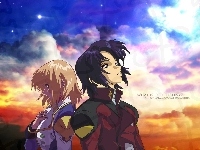 chmury, ludzie, Gundam Seed