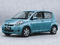 Lusterka, Daihatsu Sirion, Boczne