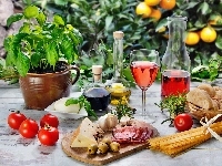 Makaron, Posiłek, Ser, Wędlina, Pieczywo