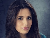 Makijaż, Kobieta, Sarah Shahi