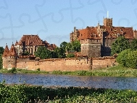Malbork, Zamek, Krzyżacki, Fosa