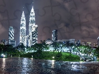 Noc, Kuala Lumpur, Malezja