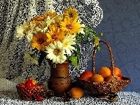 Pomarańcze, Margerytki, Koszyk