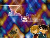 marynarka, Detective Conan, okulary, pistolet