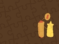 Marzenie, Hot Dog, Musztarda, Ketchup