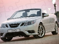 Maska, Biały, Saab 9-3, Zderzak