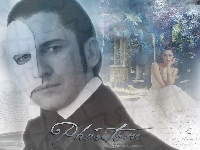 Phantom Of The Opera, Gerard Butler, Emmy Rossum, suknia, maska