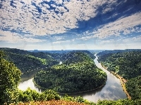 Meander, Rzeka, Saara, Lasy