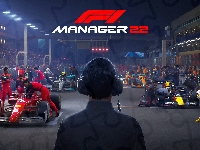 Service, F1 Manager 22, Gra, Bolidy, Plakat, Mechanicy