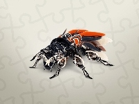 Pszczoła, Mechaniczna, 3D