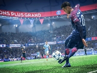 Mecz, Piłka, Stadion, FIFA 19, Piłkarz, Zawodnicy, Gra, Neymar