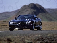 Mercedes SLR, czarny metalik