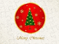 Merry, Święta, Choinka, Christmas