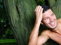 Model, Mężczyzna, Drzewo