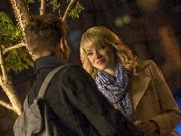 Mężczyzna, Rozmowa, Kobieta, Emma Stone, Makijaż