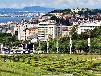 Miasta, Lizbona, Fragment, Park