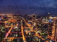 Miasta, San Francisco, Panorama, Nocą