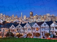 Miasto, San Francisco, Wieczór
