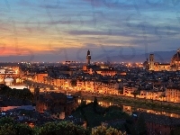 Noc, Miasto, Woda