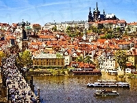 Miasto, Most, Czechy, Praga, Rzeka