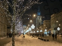 Warszawa, Miasto, Nocą