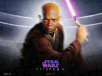 Postać Mace Windu, Samuel L. Jackson, Gwiezdne wojny część III Zemsta Sithów, Star Wars Episode III Revenge of the Sith, Aktor