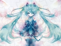 Miku, Włosy